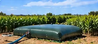 Δεξαμενή CITERNEO σε γεωργική καλλιέργεια για άρδευση και λίπανση
